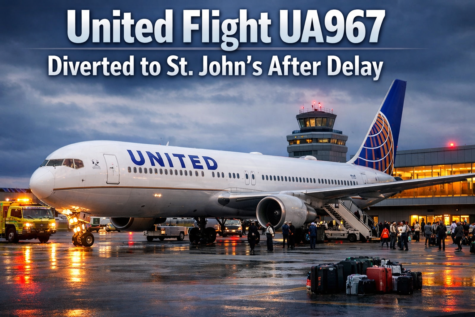 United Flight UA967 diversion